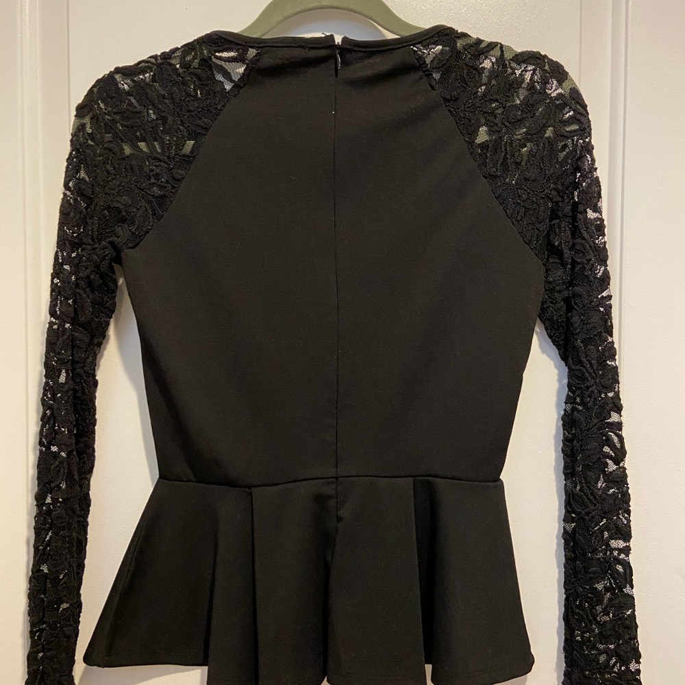 Lace Peplum top